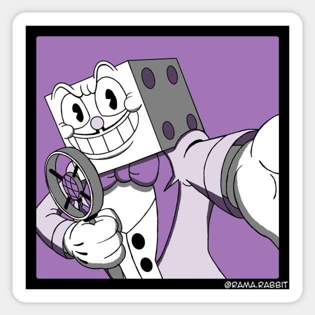 King Dice Sticker by Rama.Rabbit